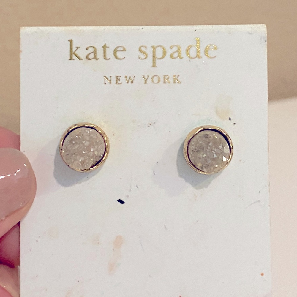 Kate Spade druzy studs